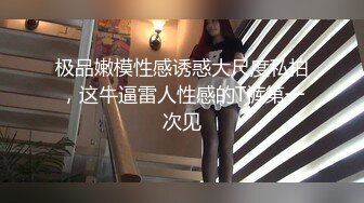 极品嫩模性感诱惑大尺度私拍，这牛逼雷人性感的T裤第一次见