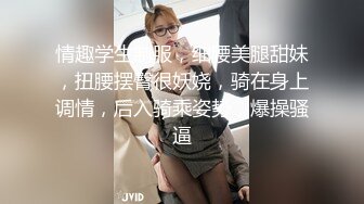 情趣学生制服，细腰美腿甜妹，扭腰摆臀很妖娆，骑在身上调情，后入骑乘姿势，爆操骚逼